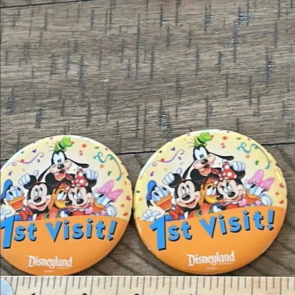 Disneyland 1st Visit Buttons - Picture 7 of 17